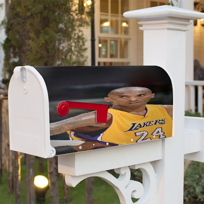 Kobe Bryant Lakers Nba Basketball Magnetic Mailbox Cover 18" X 21" Outdoor Decor