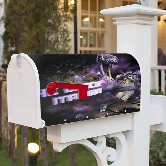 Kobe Bryant The Black Mamba Magnetic Mailbox Cover 18" X 21" Outdoor Decor