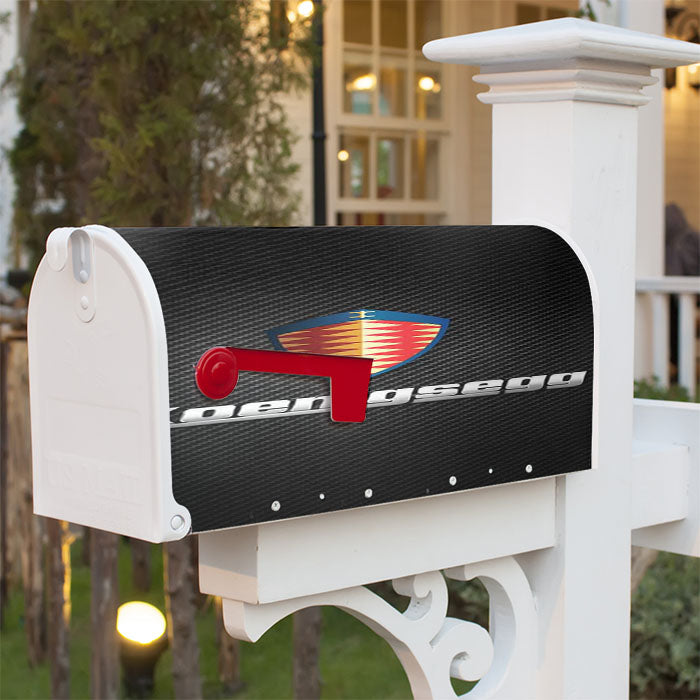 Koenigsegg Logo Magnetic Mailbox Cover 18" X 21" Outdoor Decor