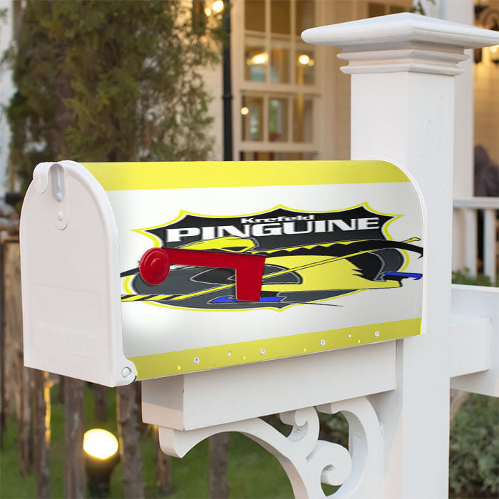 Krefeld Pinguine Hockey Team Magnetic Mailbox Cover 18" X 21" Outdoor Decor