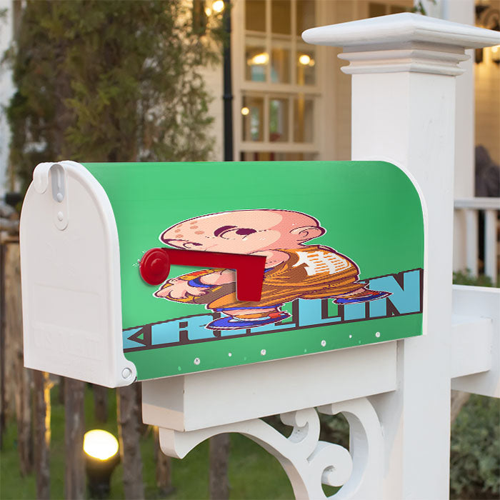 Krillin Basketball Drago Magnetic Mailbox Cover 18" X 21" Outdoor Decor