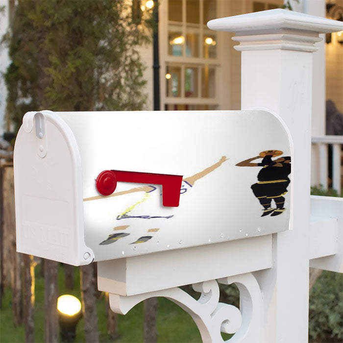Kyrie Irving Clutch Shot Over Magnetic Mailbox Cover 18" X 21" Outdoor Decor