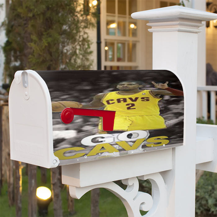 Kyrie Irving Horns Magnetic Mailbox Cover 18" X 21" Outdoor Decor