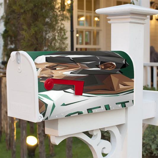 Kyrie Irving Mask Magnetic Mailbox Cover 18" X 21" Outdoor Decor