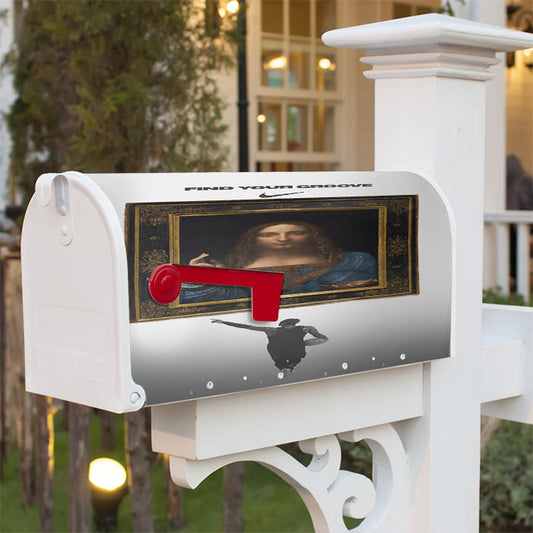 Kyrie Irving Nike Leonardo Davinci Magnetic Mailbox Cover 18" X 21" Outdoor Decor