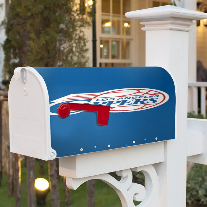La Clippers Logo On Blue Magnetic Mailbox Cover 18" X 21" Outdoor Decor
