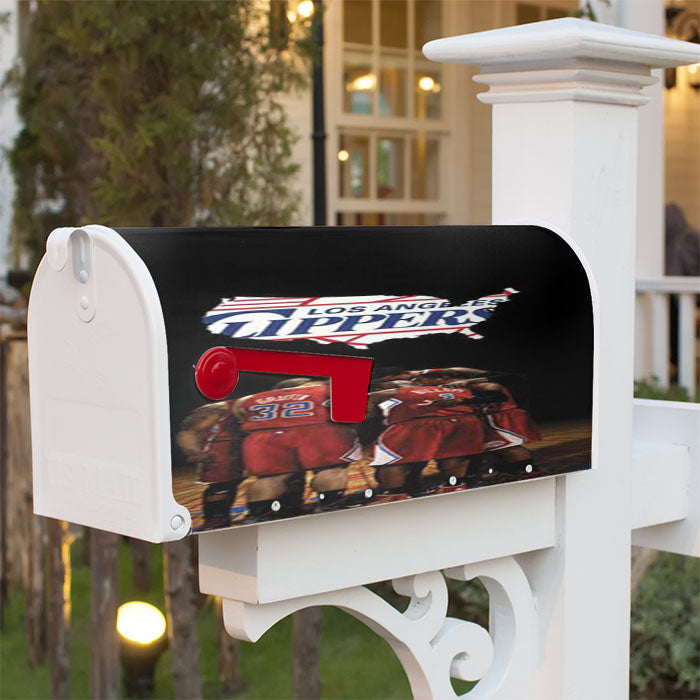 La Clippers Spotlight Plain Magnetic Mailbox Cover 18" X 21" Outdoor Decor