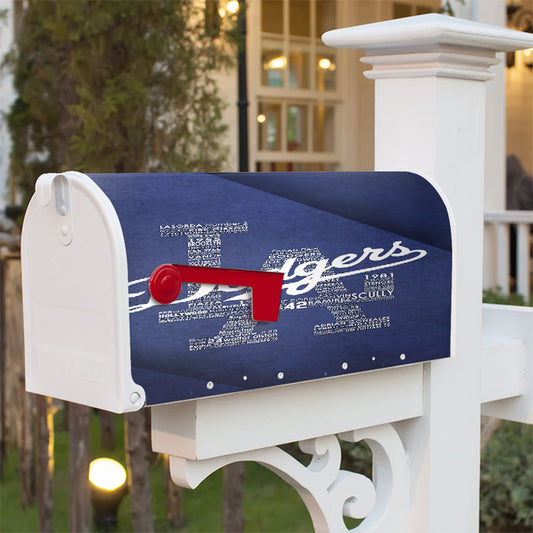 La Dodgers Magnetic Mailbox Cover 18" X 21" Outdoor Decor