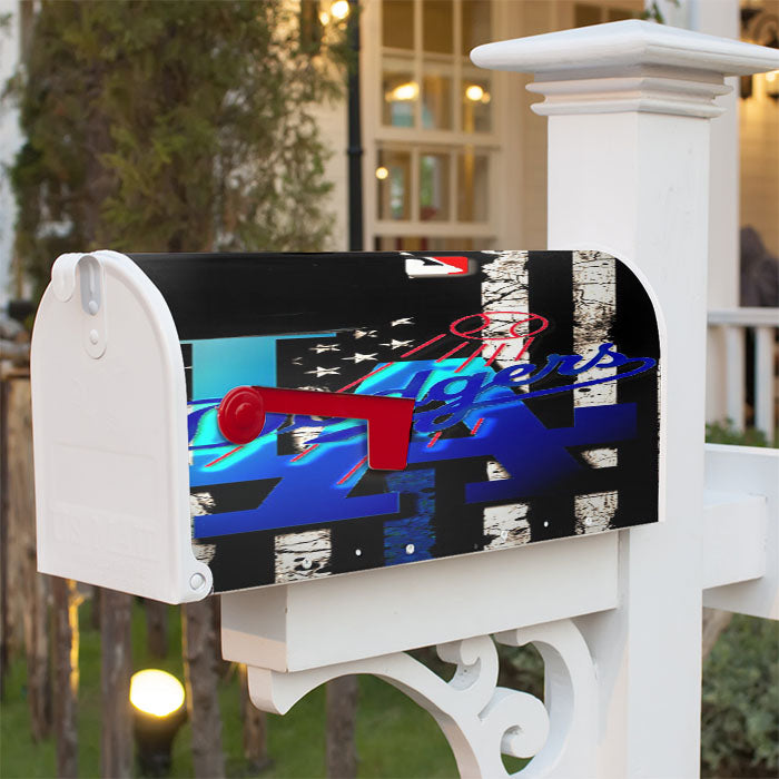 La Dodgers Baseball 987 Magnetic Mailbox Cover 18" X 21" Outdoor Decor
