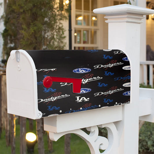 La Dodgers Logo Baseball Simbols Magnetic Mailbox Cover 18" X 21" Outdoor Decor