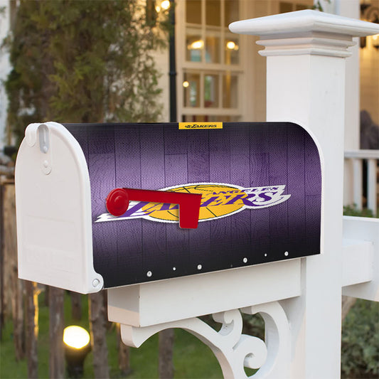 La Dodgers Logo Wooden Magnetic Mailbox Cover 18" X 21" Outdoor Decor