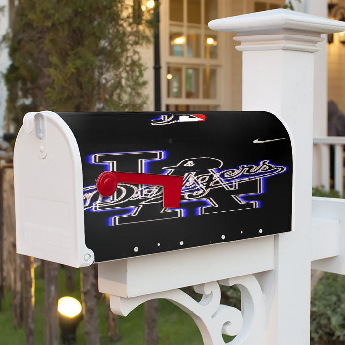 La Dodgers Mlb 9876 Magnetic Mailbox Cover 18" X 21" Outdoor Decor