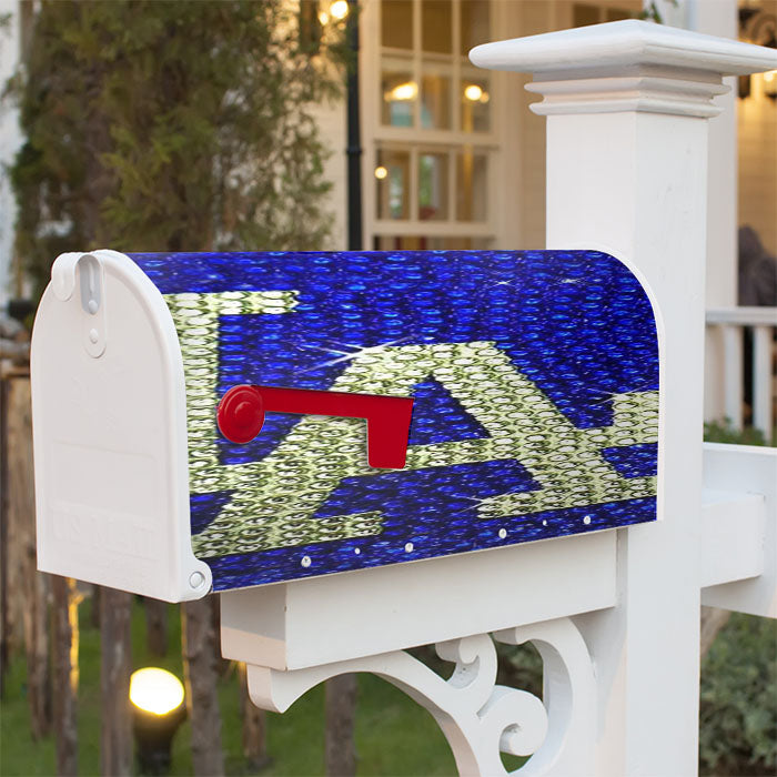 La Los Angeles Dodgers Diamond Magnetic Mailbox Cover 18" X 21" Outdoor Decor