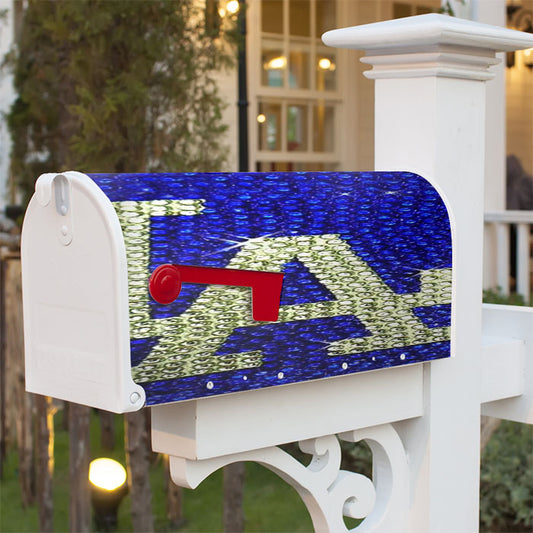 La Los Angeles Dodgers Diamond Magnetic Mailbox Cover 18" X 21" Outdoor Decor