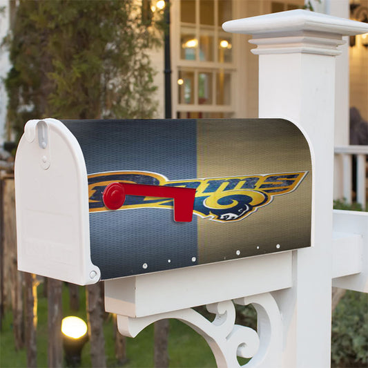 La Rams Nfl West Division Magnetic Mailbox Cover 18" X 21" Outdoor Decor