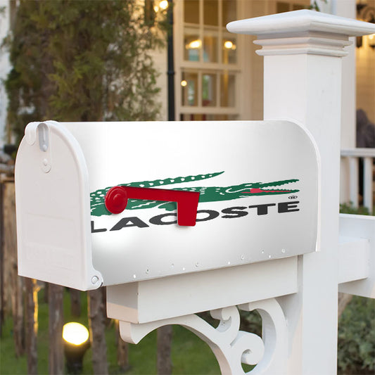 Lacoste Logo 1 Magnetic Mailbox Cover 18" X 21" Outdoor Decor