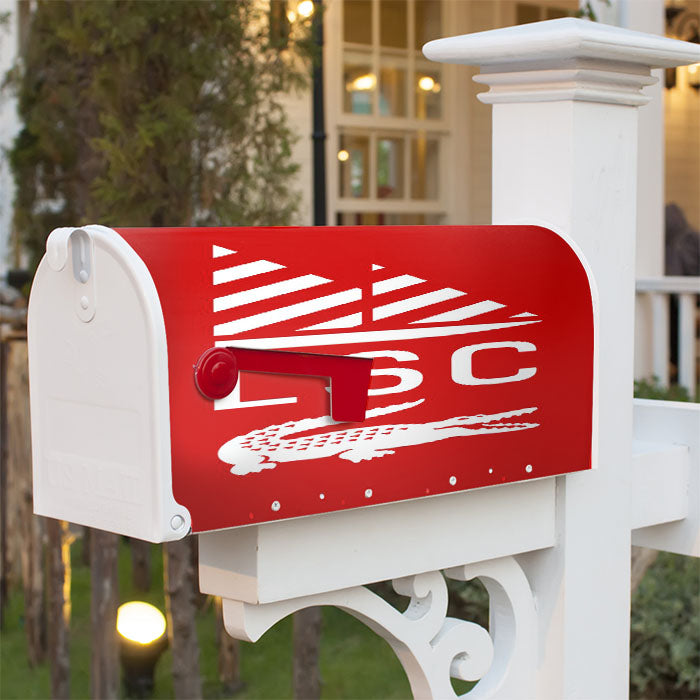 Lacoste Sailing Club Red Magnetic Mailbox Cover 18" X 21" Outdoor Decor