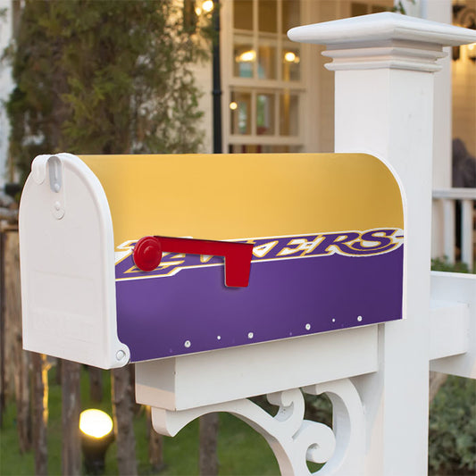 Lakers Fans Club Magnetic Mailbox Cover 18" X 21" Outdoor Decor