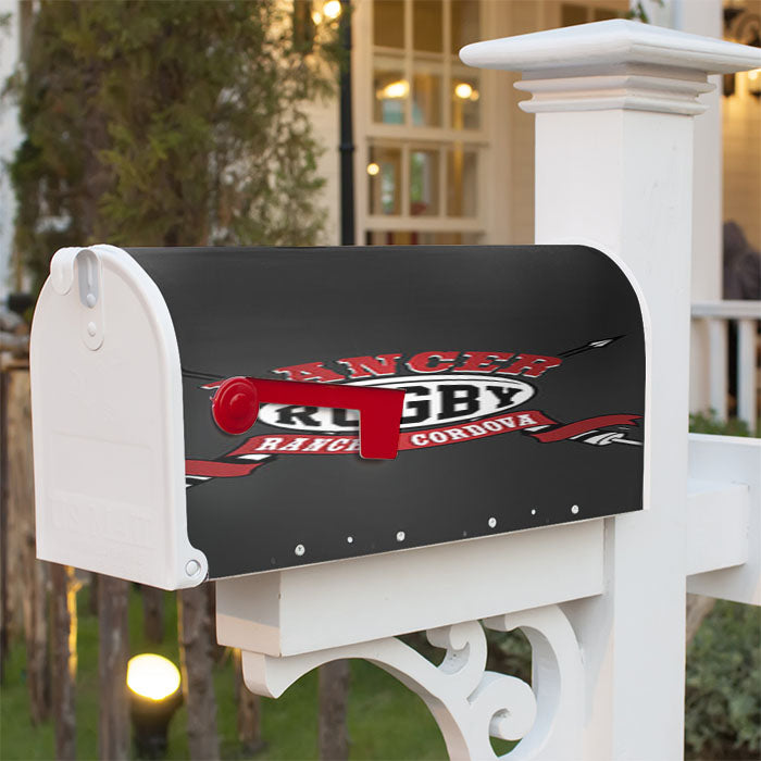 Lancer Rugby Logo Grey Magnetic Mailbox Cover 18" X 21" Outdoor Decor