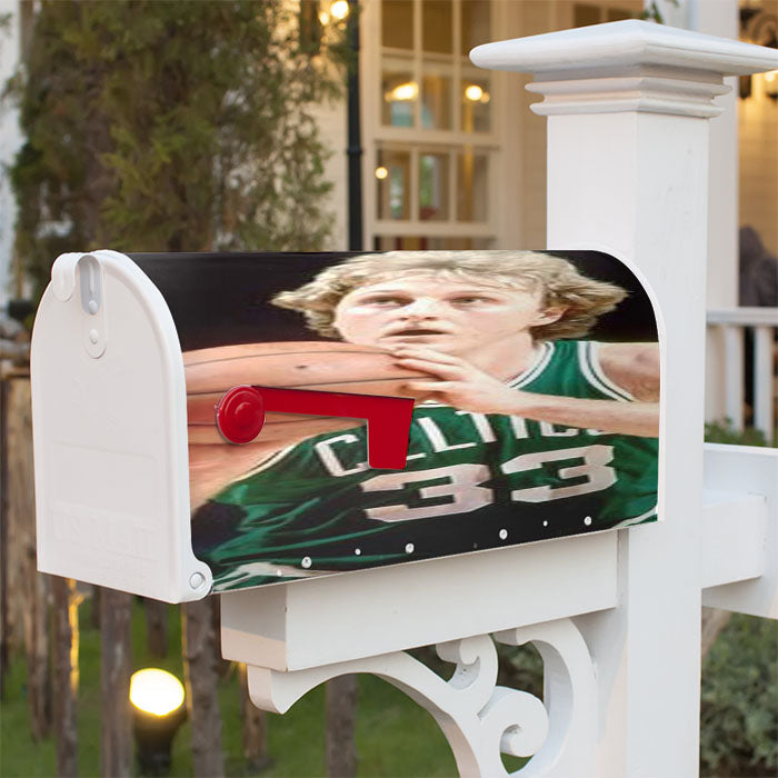 Larry Joe Bird Magnetic Mailbox Cover 18" X 21" Outdoor Decor