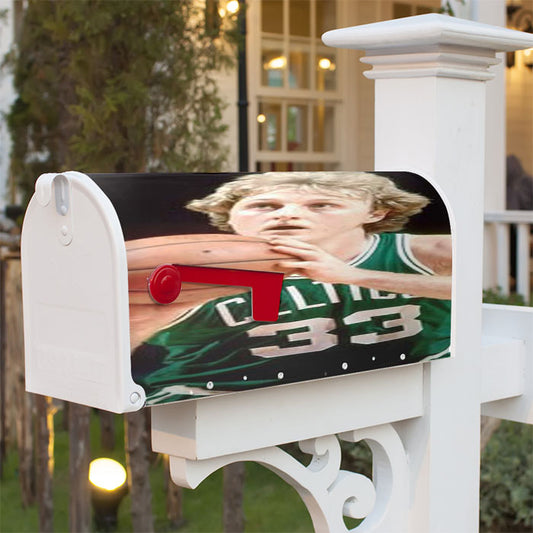 Larry Joe Bird Magnetic Mailbox Cover 18" X 21" Outdoor Decor