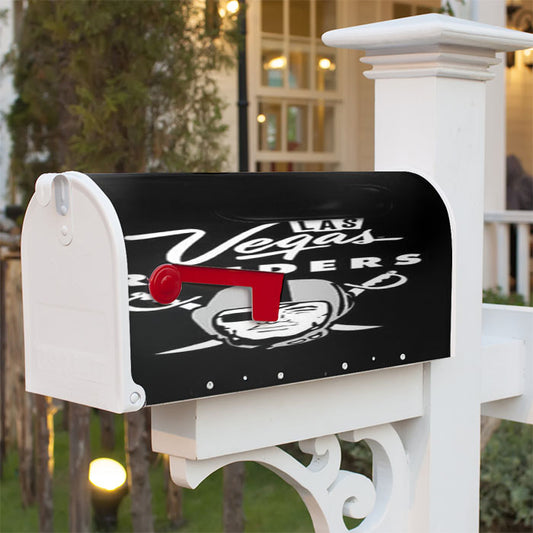 Las Vegas Raiders Magnetic Mailbox Cover 18" X 21" Outdoor Decor