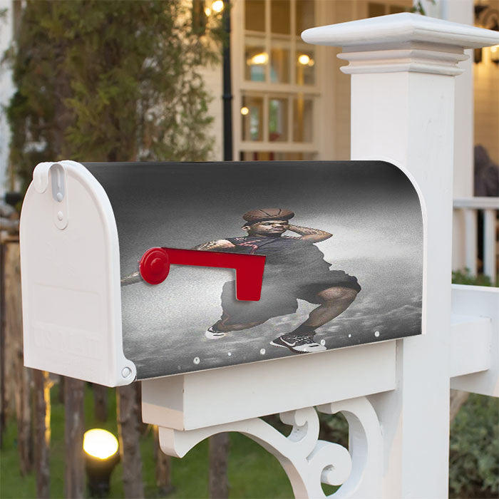 Lebron James Dunk Magnetic Mailbox Cover 18" X 21" Outdoor Decor