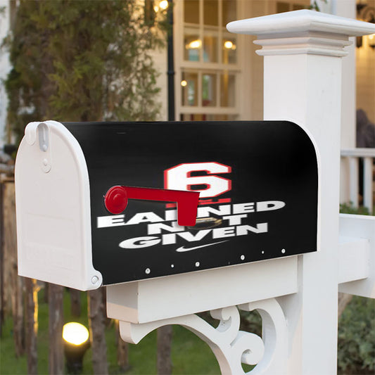 Lebron James Earned Not Given Magnetic Mailbox Cover 18" X 21" Outdoor Decor