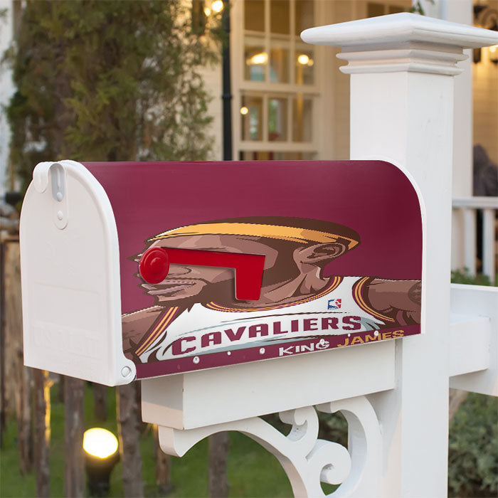 Lebron James Hd Magnetic Mailbox Cover 18" X 21" Outdoor Decor