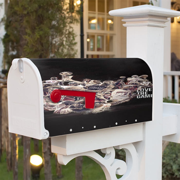 Lebron James Love The Game Collage Magnetic Mailbox Cover 18" X 21" Outdoor Decor