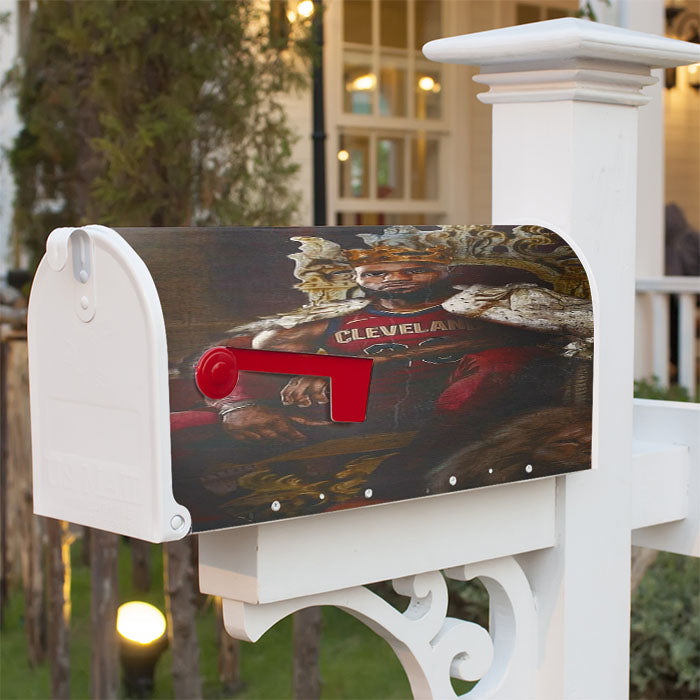 Lebron James Wallpaper Magnetic Mailbox Cover 18" X 21" Outdoor Decor