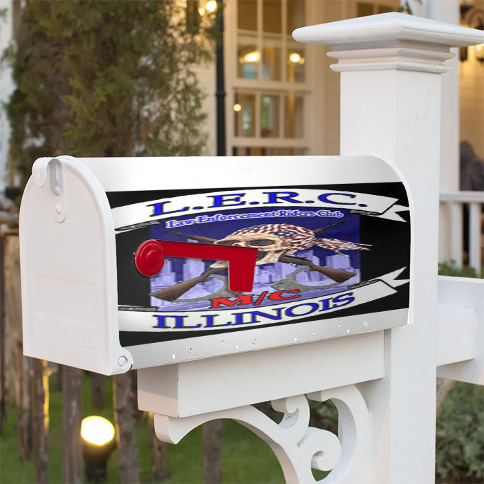 Lers Illinois Magnetic Mailbox Cover 18" X 21" Outdoor Decor