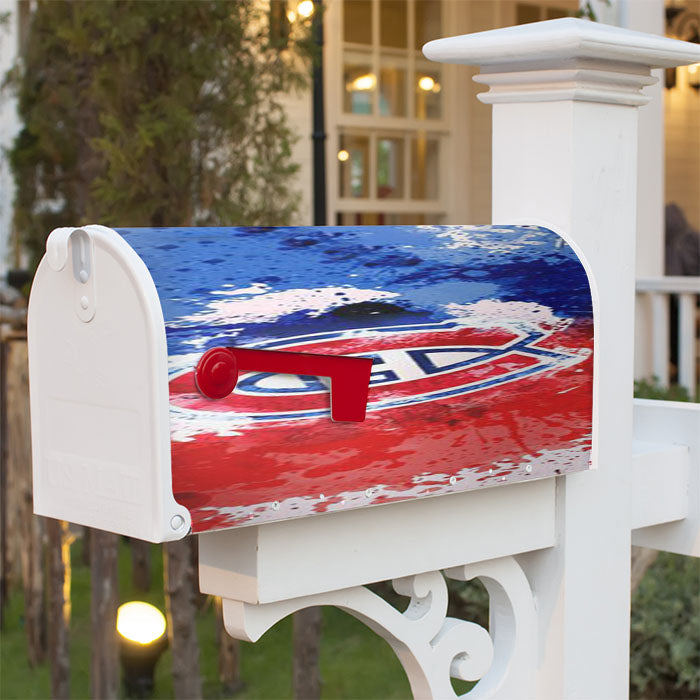 Logo Montreal Canadiens Magnetic Mailbox Cover 18" X 21" Outdoor Decor