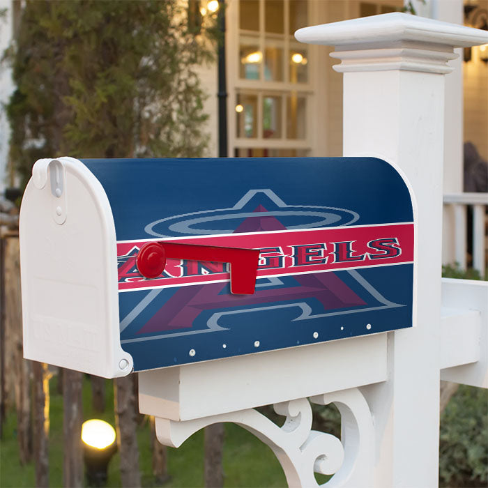 Los Angeles Angels Background Magnetic Mailbox Cover 18" X 21" Outdoor Decor