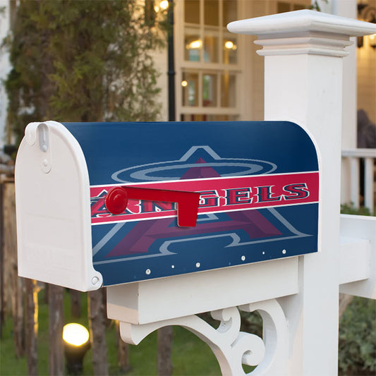 Los Angeles Angels Background Magnetic Mailbox Cover 18" X 21" Outdoor Decor