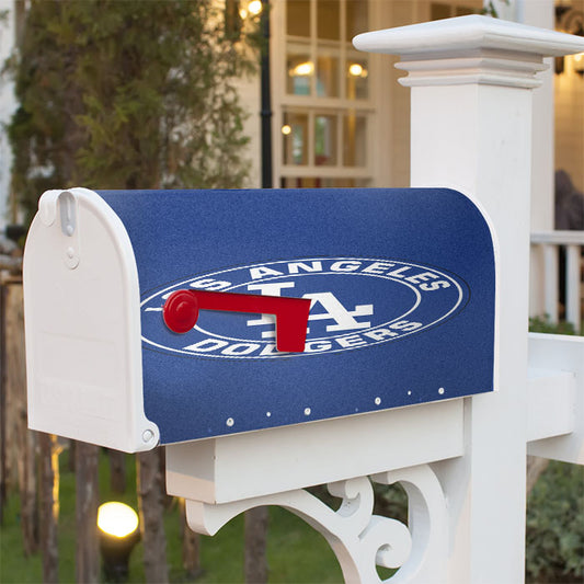 Los Angeles Dodgers Magnetic Mailbox Cover 18" X 21" Outdoor Decor