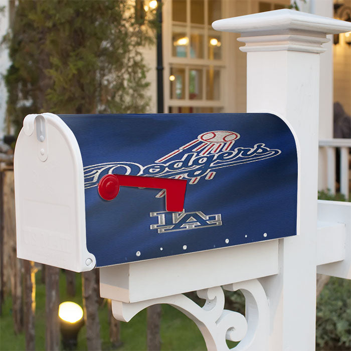 Los Angeles La Dodgers Uniform Magnetic Mailbox Cover 18" X 21" Outdoor Decor