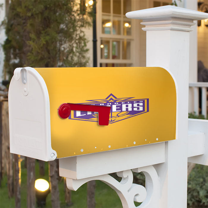 Los Angeles Lakers Orange Magnetic Mailbox Cover 18" X 21" Outdoor Decor