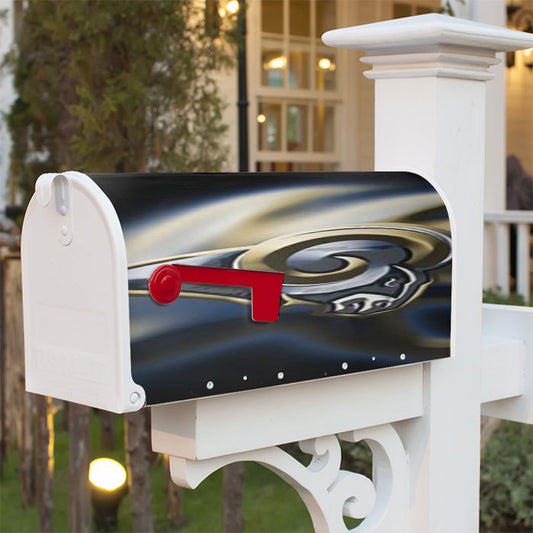 Los Angeles Rams Magnetic Mailbox Cover 18" X 21" Outdoor Decor