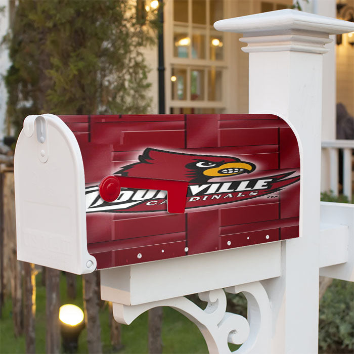 Louisville Cardinal Logo Magnetic Mailbox Cover 18" X 21" Outdoor Decor