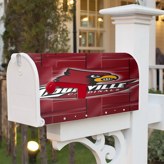 Louisville Cardinal Logo Magnetic Mailbox Cover 18" X 21" Outdoor Decor