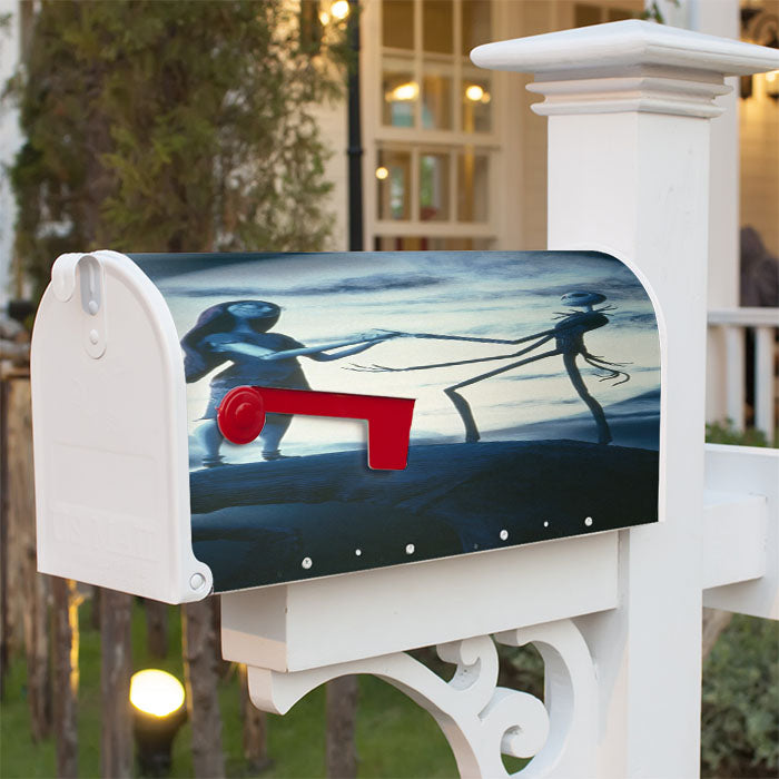 Love The Nightmare Before Christmas Magnetic Mailbox Cover 18" X 21" Outdoor Decor