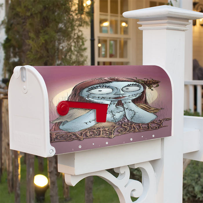 Lovely Sally The Nightmare Before Christmas Magnetic Mailbox Cover 18" X 21" Outdoor Decor