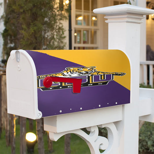 Lsu Tigers Logo Magnetic Mailbox Cover 18" X 21" Outdoor Decor
