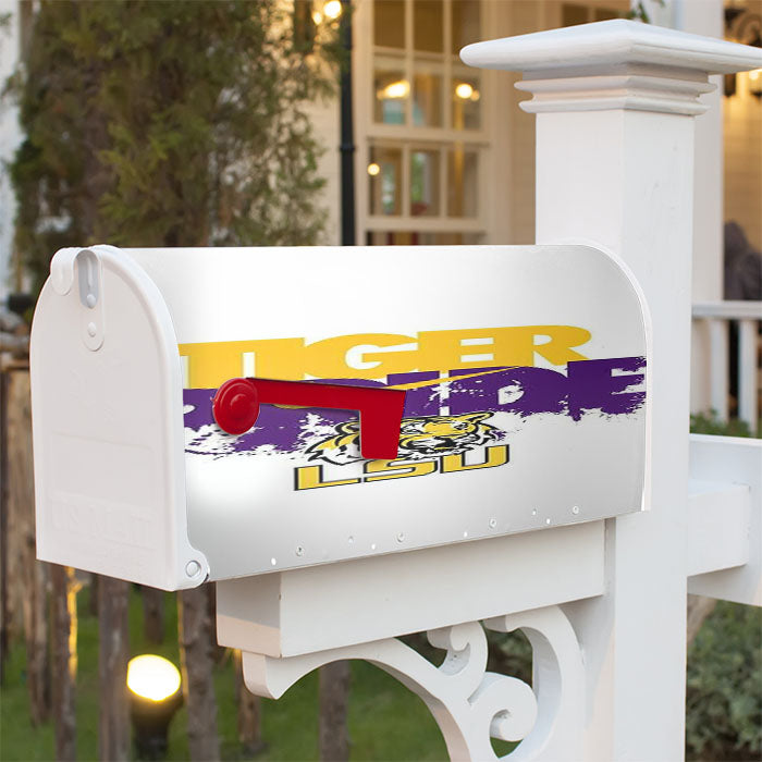 Lsu Tigers Nike Logo Magnetic Mailbox Cover 18" X 21" Outdoor Decor