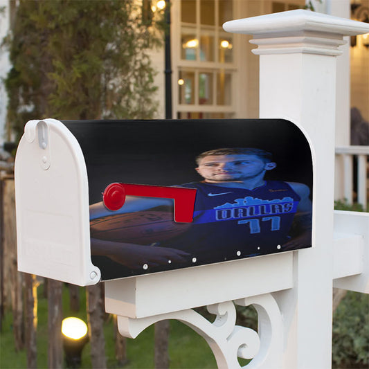 Luka Doncic Dallas Mavericks Magnetic Mailbox Cover 18" X 21" Outdoor Decor