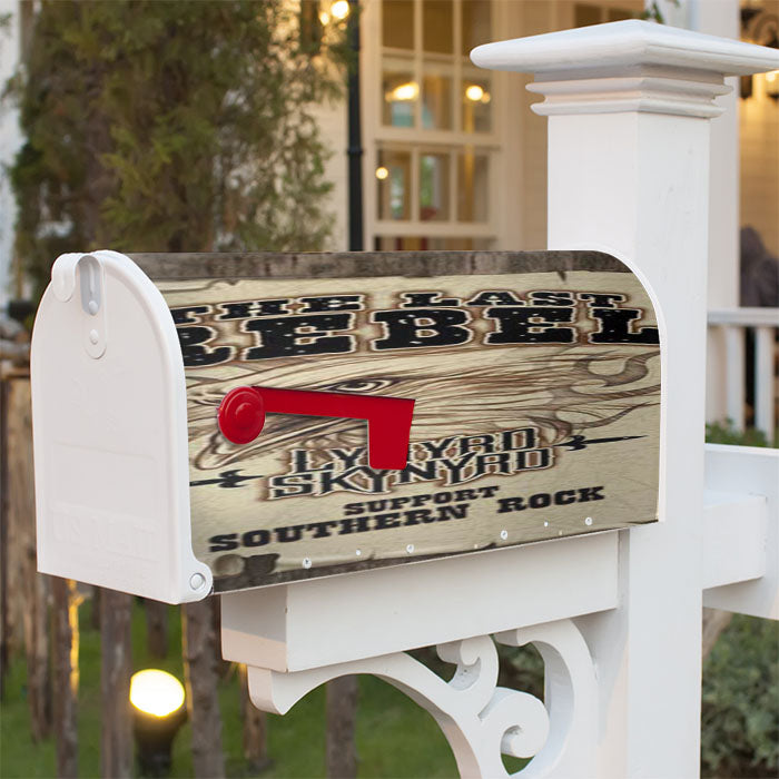 Lynyrd Skynyrd Last Rebel Magnetic Mailbox Cover 18" X 21" Outdoor Decor