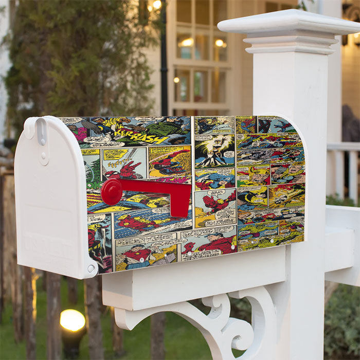 Marvel Comics Iron Man Magnetic Mailbox Cover 18" X 21" Outdoor Decor