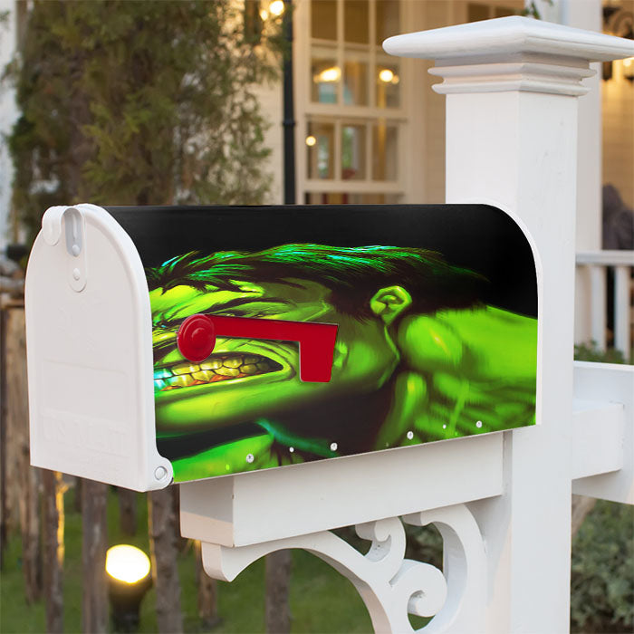 Marvel Hulk Art Magnetic Mailbox Cover 18" X 21" Outdoor Decor