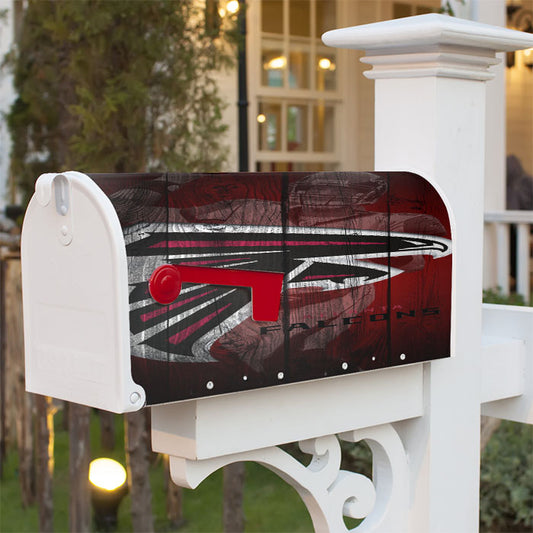 Matt Ryan Falcon Logo Wood Wallpaper Magnetic Mailbox Cover 18" X 21" Outdoor Decor